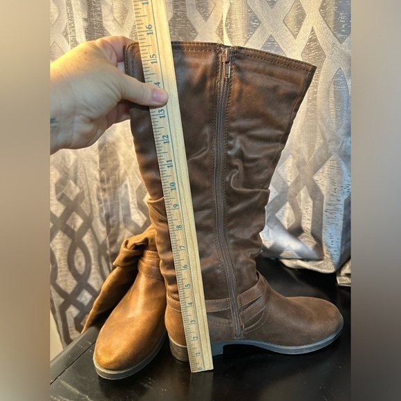 Unr8ed Women’s Brown Zippered Dylan Boots Size 8.5 M - Picture 11 of 14